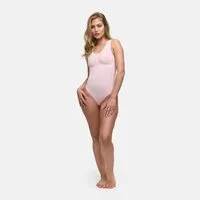cfab (creamy fabrics) Shaping-Body Tank Bodysuit Sculpting Shapewear mit Slip-Baby Pink-XS (1-tlg)