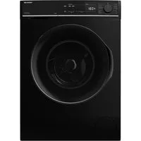 Sharp Waschmaschine ES-PRO014BA-DE, 10 kg, 1400 U/min, Schaumschutz, WaveCabinet, Einfaches Bügeln, WIFI App Steuerbar