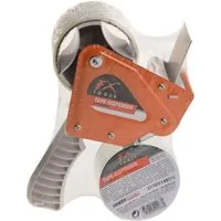 HAC24 Klebeband Paketbandabroller Handabroller Klebebandabroller für Paketbänder (1-St) Inkl. 2 Rollen