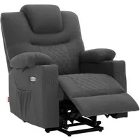 MCombo Relaxsessel M MCombo elektrische Aufstehhilfe Relaxsessel 2 Motoren 7565, mit Relaxfunktion