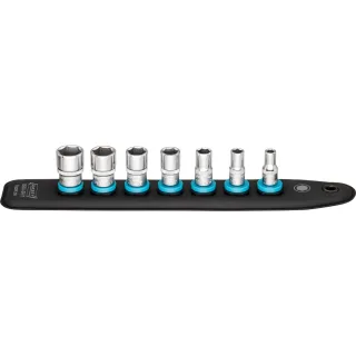 HAZET SmartRail mit 7 Steckplätzen Vierkant 6,3 mm (1/4 Zoll) 7-teilig, Außen-Sechskant-Traction - 850A-SR/7