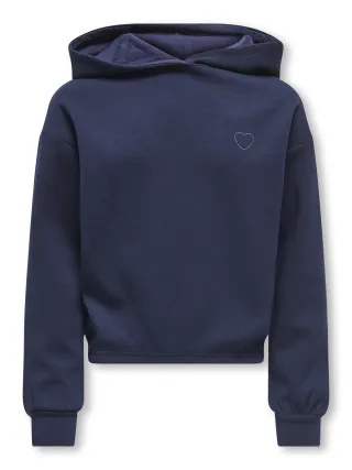 KIDS ONLY - KOGADA-COOPER HEART L/S HOOD FR SWT NOOS Navy Blazer - Gr. - 134/140