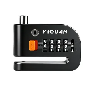RIOUAN Motorcycle Password Disc Lock Bike High Security Anti-Theft Padlock Waterproof Alloy Bicycle Brake Rotor Lock