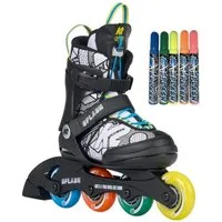 K2 Inlineskates Splash Multi (Rollen: 70/72mm/80A, Kugellager: ABEC: 3) grau/bunt