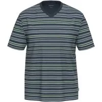 Ammann Pyjamaoberteil Herren Pyjamashirt mit kurzem Arm (1-tlg) Baumwolle