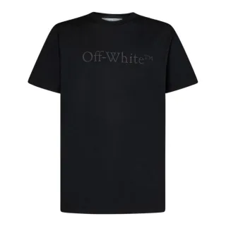 Off-white Bookish Laund Slim S/s Tee Schwarz