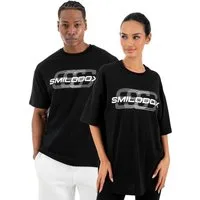 Smilodox T-Shirt Lyam, Oversized Shirt Unisex, T-Shirt mit Print & Rundhals Weiches Material, Großer Print, Oversized Ärmel, Rundhals, Unisex