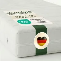 Kaltschaummatratze 7-Zonen Wendematratze, slumbio, 12 cm hoch, abnehmbarer Bezug, Gästematratze