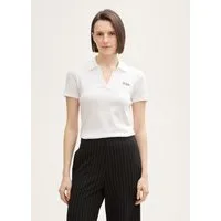 TOM TAILOR Poloshirt Poloshirts (im Einserpack) Basic Poloshirt mit Logo-Stickerei