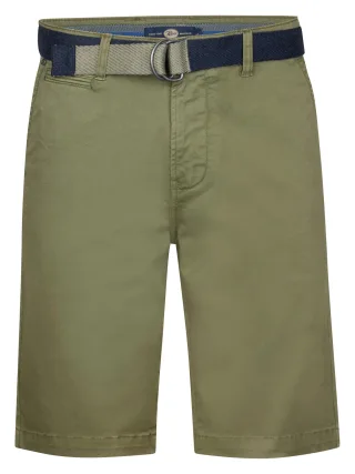 Petrol Industries - Chino-Shorts mit Gürtel Breezeview Herren - Grün