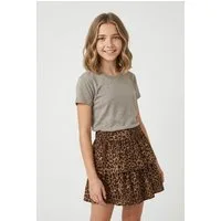 Name It Volantrock NKFVINAYA SKIRT FFF NOOS Kunstfaser, Stretch, Allover Druck