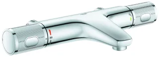 GROHE Thermostatarmatur Grohtherm 1000 Performance 34831 ohne Anschlüsse chrom, 34831000 34831000