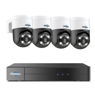 Hiseeu PK-4YHD985 5MP IP Camera AI Human Tracking Two-Way Audio Spotlight Alarm 270° Pan 90° Tilt IP66 Waterproof PoE In