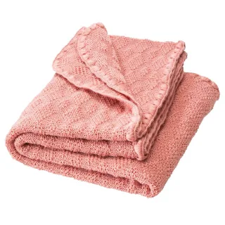 Disana Woll-Babydecke softpink 80x100cm