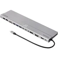 Renkforce Laptop-Dockingstation 15-in-1 USB-C® USB-C® Dockingstation RF-5592404, integrierter Kartenleser, USB-C® Power Delivery