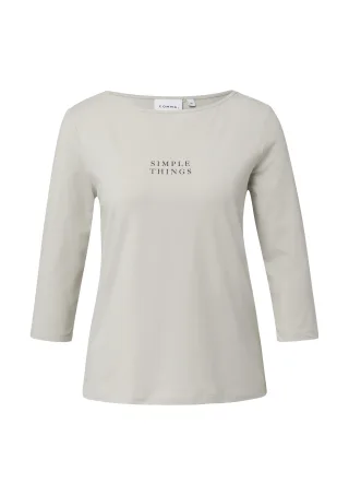 comma - T-Shirt beige - Gr. - 40