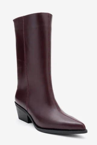 Juana Leder Spitzschuh Stiefel (Damen)