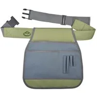 esschert design Werkzeugtasche Gartengerätegürtel Werkzeughüfttasche grau 1 Stück (Stück, 1-tlg., Gartengerätegürtel), Aufbewahrungsgürtel Gartengürtel Gerätegürtel Werkzeugtasche