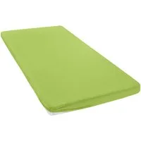OTTO home Spannbettlaken Topper Basic, in Gr. 90x200, 140x200 oder 180x200 cm, Microfaser-Jersey, Gummizug: rundum, (1 Stück), Baumwolle, Matratzen bis 8 cm Höhe, Bettlaken, Spannbetttuch, Laken