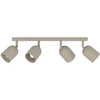 EGLO Deckenleuchte TILSTON Spotlampe - Stahl - E14 - 4X40W - IP20, ohne Leuchtmittel, Deckenlampe, Deckenstrahler, Strahler, L58 x B8 x H20,5 cm