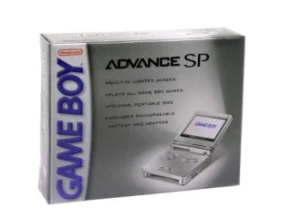 Nintendo Game Boy Advance SP silber