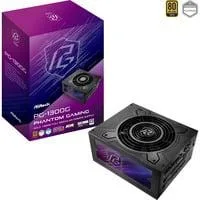 Phantom Gaming PG-1300G, PC-Netzteil schwarz, 2x 12-Pin High Power GPU, 6x PCIe, Kabelmanagement, 1300 Watt