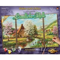 Schipper Malen nach Zahlen Meisterklasse Triptychon - Ländliche Idylle, Made in Germany