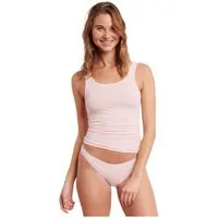 LouAnne Tanktop 2-er pack Ärmelloses T-Shirt Bio-Baumwolle (2er-Pack) Unifarben, flache Nähte, Biobaumwolle, Rundhalsausschnitt
