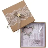 ZauberDeko Geschenkbox Geldgeschenk Verpackung Natur Vintage Hochzeit Kommunion Konfirmation