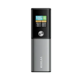 KUULAA KL-YD78 100W 14000mAh Smart Display Power Bank External Battery Power Supply with 1 Input & 2 Outputs Support PD