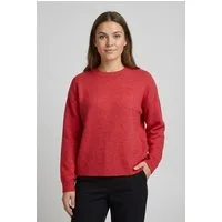 Vila Strickpullover VILIGA L/S O-NECK KNIT TOP - NOOS Materialmix, relaxed fit