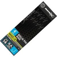 Fox Matrix Feederhaken Fox Matrix MXC-3 Barbless Boilie Pin Rigs 10cm - 8 Feedervorfächer