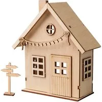 Rayher Dekoobjekt Wichtelhaus, 20-tlg.