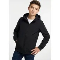 Jack & Jones Junior Softshelljacke JJEBASIC ideal für Übergang, wasserabweisend unifarben, casual, regular fit, Kapuze