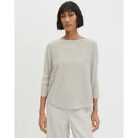 someday Strickpullover Tiraja ease im Cape-Style Cape-Style mit U-Boot-Ausschnitt, cosy Komfort