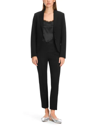 Marc Cain Essentials - 7/8 Hose aus feinem Jersey black - Gr. - 34