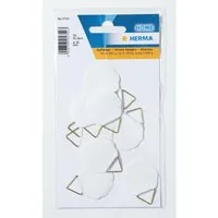 HERMA Einzelrahmen Herma Bildaufhänger wasserlöslich gummiert Ø 34,5 mm 10 Stück