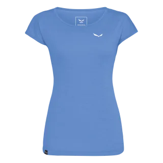 SALEWA - Puez Melange Dry'Ton T-Shirt Damen - Blau (Gr.42)