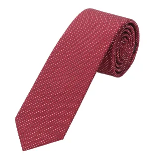 seidenfalter - Krawatte Picoté 6,0-6,5cm bordo - Gr. - OS
