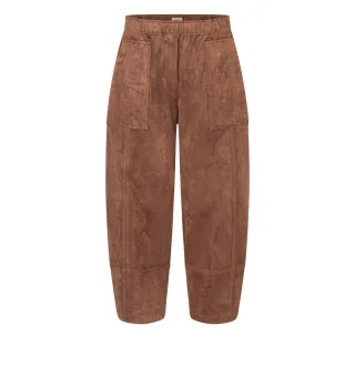 MAC - MAC JEANS - TILDA, Velour braun - Gr. - 36