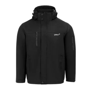 Gelert - Parka für Herren, mit Kapuze, Regulär (Schwarz)
