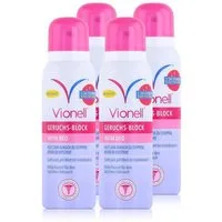 Vionell Deo-Stift Vionell Geruchs-Block Intim Deo 125ml - Sanft im Intimbereich (4er Pac