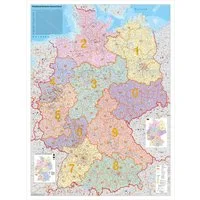 STIEFEL Poster Deutschland Postleitzahlen, 97 x 119 cm