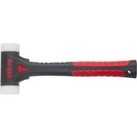Schonhammer FibreBuzz rückschlagfrei, sehr hart schwarz/rot, Ø 40mm