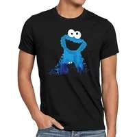 style3 T-Shirt sesamstraße krümelmonster elmo ernie bert bibo oskar grobi grafzahl