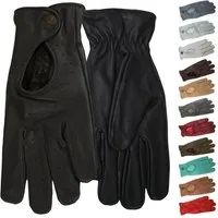 German Wear Lederhandschuhe Driving-GL2 Unisex Driving Autofahrer Lederhandschuhe echtes Leder
