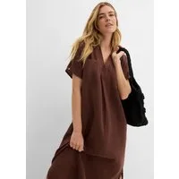 bonprix Tunikakleid Oversize-Passform, Kaftan-Schnitt, Kimonoärmel, aus Baumwolle