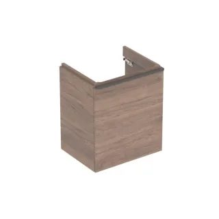Geberit Smyle Square Unterschrank für Waschtisch, m. 1 Tür re 53,6x61,7x43,3cm, Nussbaum, 500365JR1 500365JR1