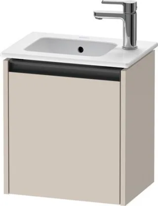 Duravit Ketho.2 Waschtischunterbau wandhängend Taupe Matt 410x292x440 mm - K25060L91910000 K25060L91910000
