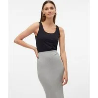 Vero Moda Tanktop VMLULU LONG TANK TOP JRS GA NOOS Baumwollmischung, regular fit